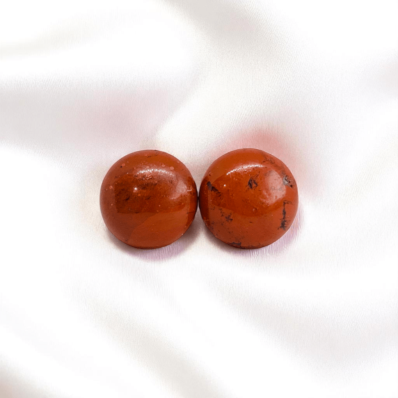 Crimson Glow Earrings | Red Agate Stone - For Women | Includes: Earrings