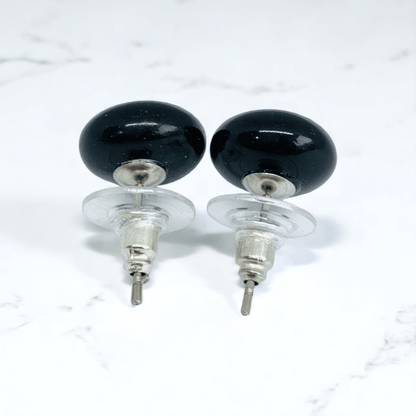 Midnight Guard Earrings | Obsidian Stone - For Women | Includes: Earrings