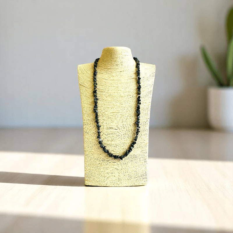 Snowflake Necklace | Snowflake Obsidian Stone – For All | Includes: Necklace