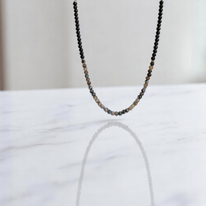 Horizon Necklace | Botswana Stone - For All | Includes: Necklace