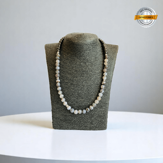 Horizon Necklace | Botswana Stone - For All | Includes: Necklace