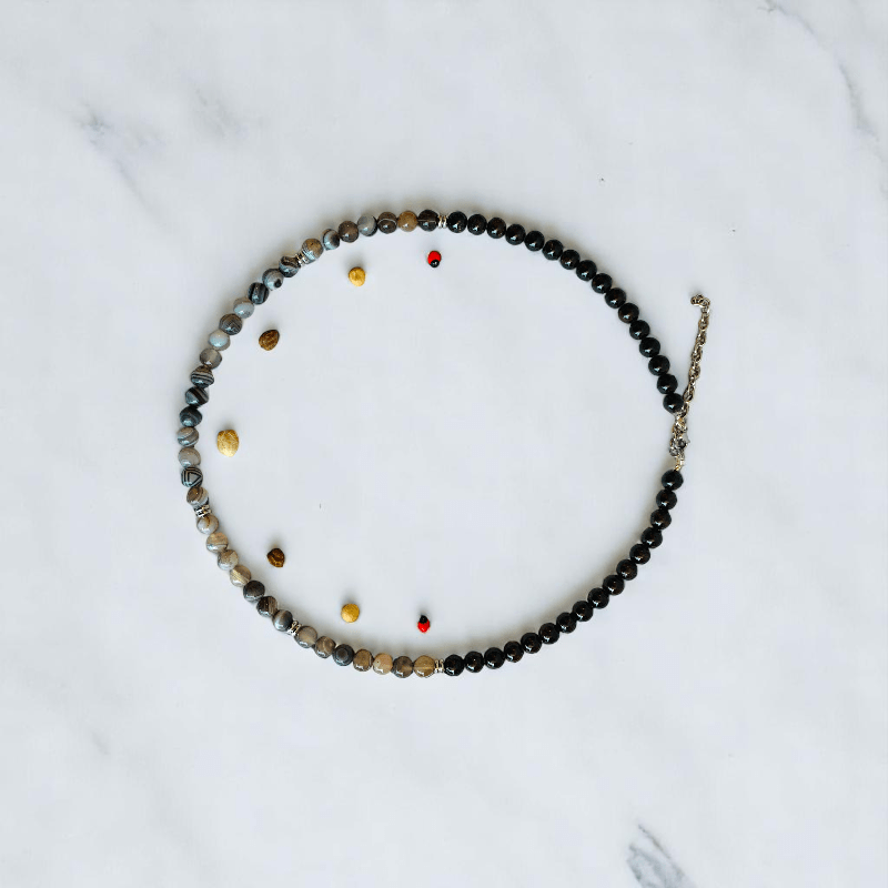 Horizon Necklace | Botswana Stone - For All | Includes: Necklace