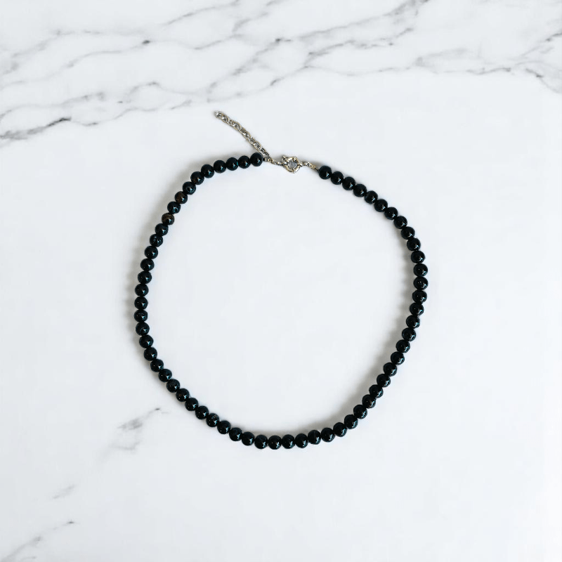 Shadow Guard Necklace | Black Obsidian Stone - For All | Includes: Necklace