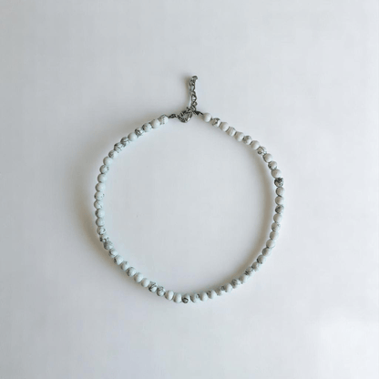 Peaceful Aura Necklace | White Howlite Stone - For All | Includes: Necklace