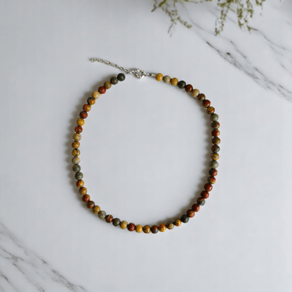 Artisan Earth Necklace | Multi Picasso Stone - For All | Includes: Necklace