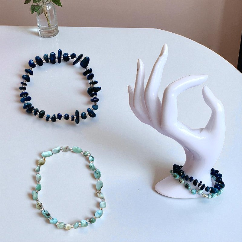 Ocean Serenity | Amazonite & Blue Aventurine - For Women | Includes: Bracelets (set of 2)
