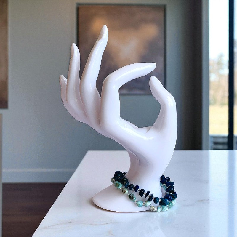 Ocean Serenity | Amazonite & Blue Aventurine - For Women | Includes: Bracelets (set of 2)