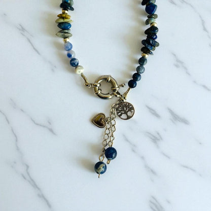 Blue Aura Bracelet | Sodalite Stone - For Women | Includes: Bracelet