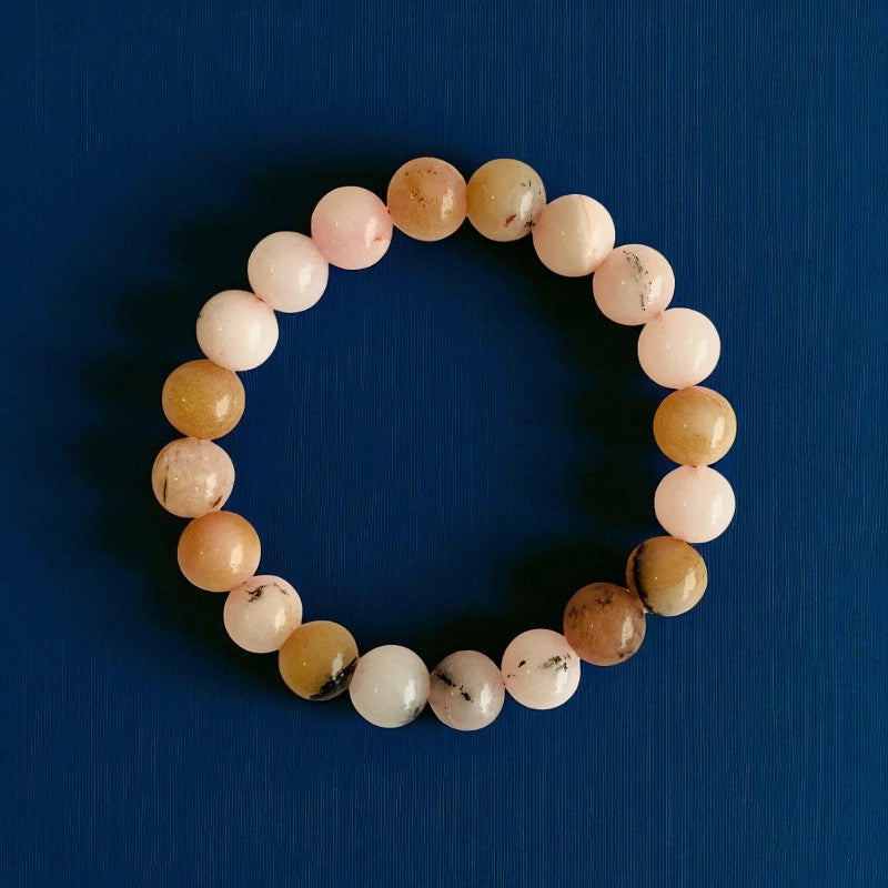 Serene Radiance duo | Honey Jade & Amethyst Stones – For Women | Includes: Bracelet ( Set of 2)