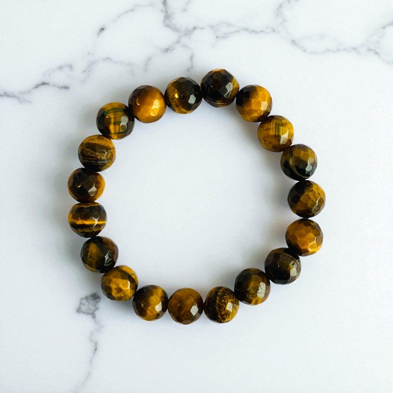 Power Duo Bracelets | Tiger Eye & Yellow Opal Stones – For Women | Includes: Bracelet (Set of 2)