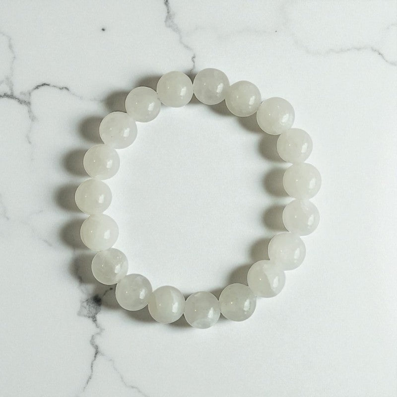 Lunar Shield Duo | Moonstone & Black Obsidian Stones – For Women | Includes: Bracelet (Set of 2)