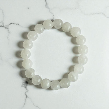 Lunar Shield Duo | Moonstone & Black Obsidian Stones – For Women | Includes: Bracelet (Set of 2)