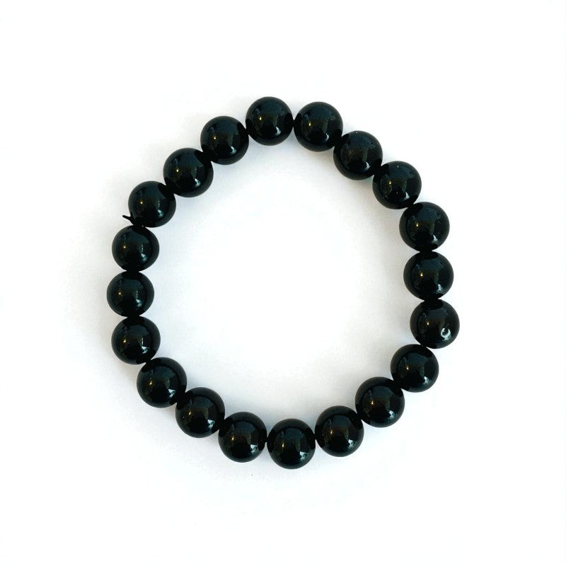 Lunar Shield Duo | Moonstone & Black Obsidian Stones – For Women | Includes: Bracelet (Set of 2)