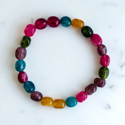 The Wisdom & Willpower Duo | Green Aventurine & Multi Agate – For Kids | Includes: Bracelets (Set of 2)