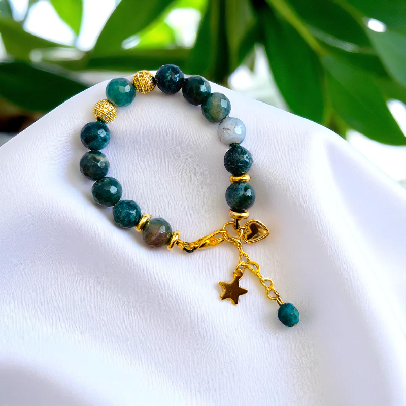 Grounding Agate Bracelet | Indian Agate - For Kids Girls | Includes: Bracelet