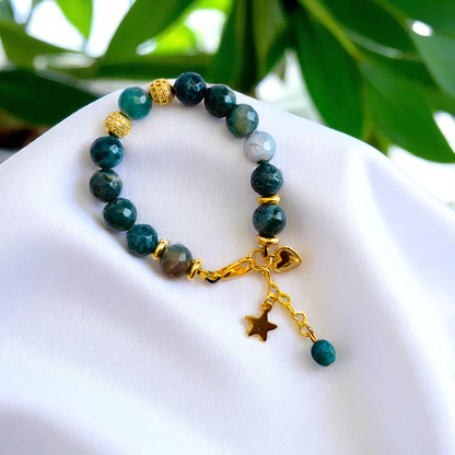 Grounding Agate Bracelet | Indian Agate - For Kids Girls | Includes: Bracelet