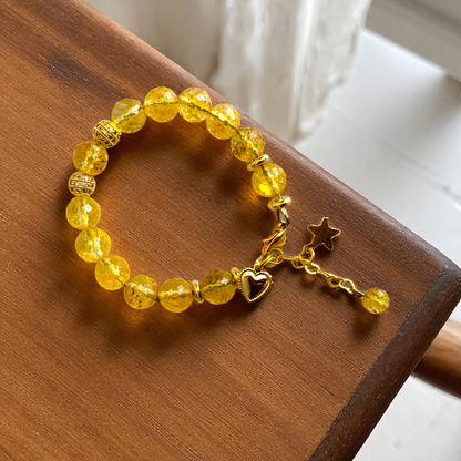 Sunny Citrine Bracelet | Citrine - For Kids Girls | Includes: Bracelet