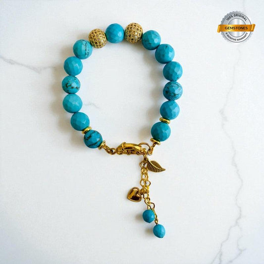 AquaMood Bracelet | Turquoise Stone - For Women | Includes: Bracelet