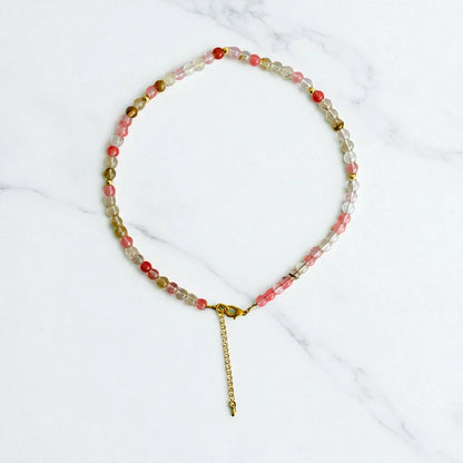 Happy Cherry Set | Multi Cherry - For Kids Girls | Includes: Necklace & Bracelet