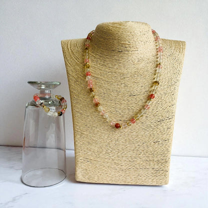 Happy Cherry Set | Multi Cherry - For Kids Girls | Includes: Necklace & Bracelet