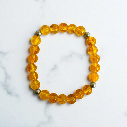 Sunny Citrine Set | Yellow Citrine - For Kids Girls | Includes: Necklace & Bracelet