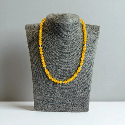 Sunny Citrine Set | Yellow Citrine - For Kids Girls | Includes: Necklace & Bracelet