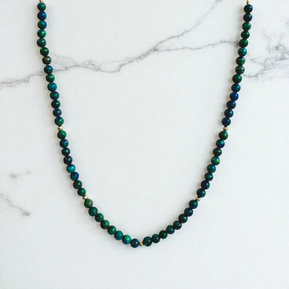 Mystic Azurite Set | Azurite - For Kids Girls | Includes: Necklace & Bracelet