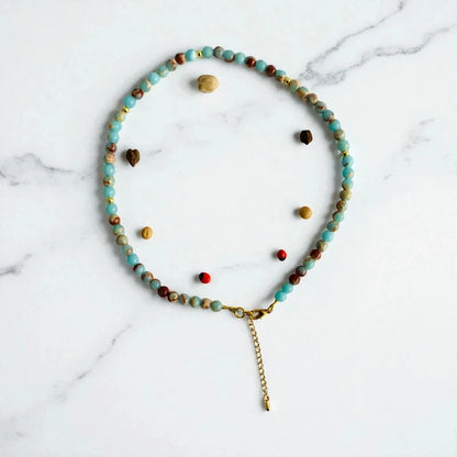 Calm Calcite Set | Caribbean Calcite - For Kids Girls | Includes: Necklace & Bracelet