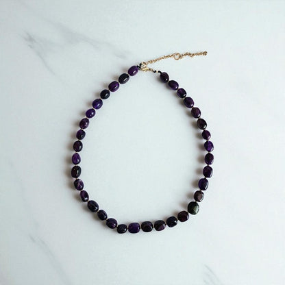 Calm Amethyst Set | Amethyst - For Unisex | Includes: Necklace & Bracelet