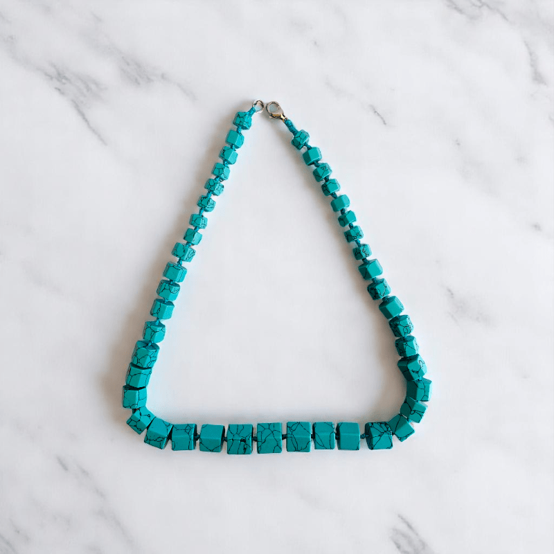 Rising Ember Necklace | Turquoise Stone - For Women | Includes: Necklace