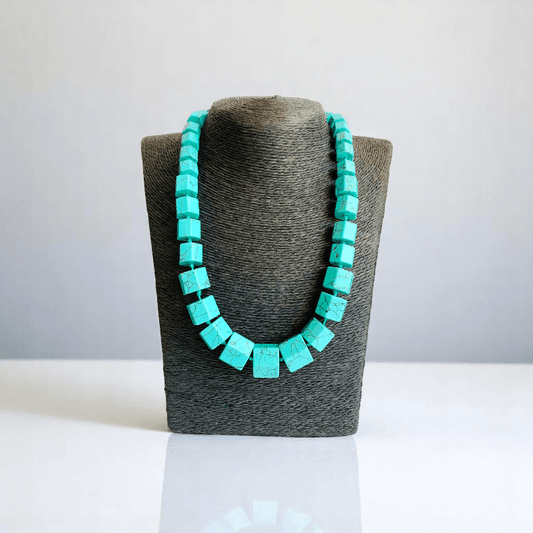Rising Ember Necklace | Turquoise Stone - For Women | Includes: Necklace
