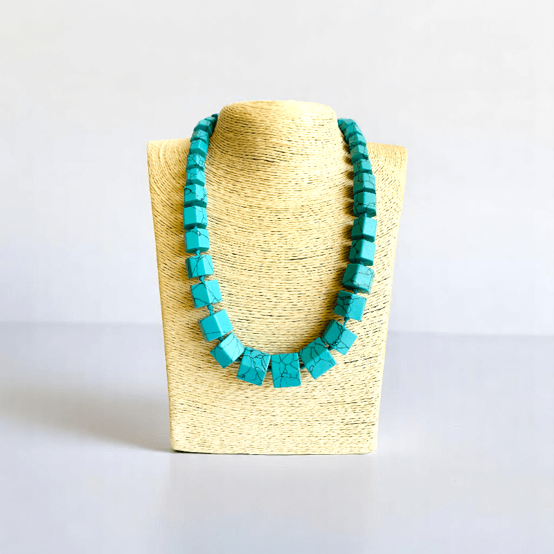 Rising Ember Necklace | Turquoise Stone - For Women | Includes: Necklace