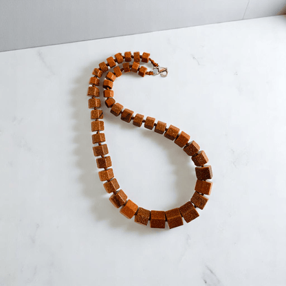 Bold Path Necklace | Sunstone - For Women | Includes: Necklace