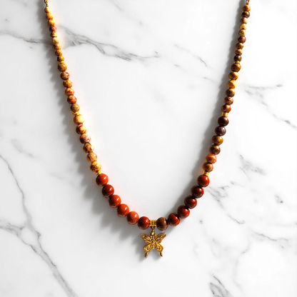 Earth Essence Necklace | Mookaite Jasper Stone - For Women | Includes: Necklace