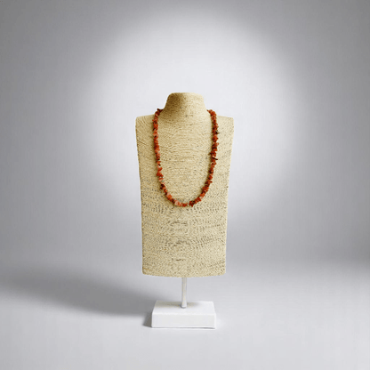 Vibrant Carnelian Necklace | Carnelian Stone - For All | Includes: Necklace/Bracelet