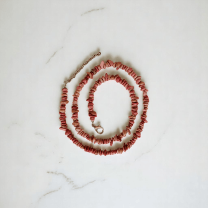 Elemental Flame Necklace | Rhodonite Stone - For All | Includes: Necklace