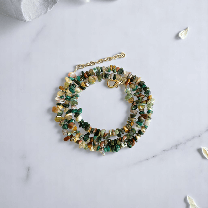 Vital Force Necklace | Indian Agate Stone - For All | Includes: Necklace