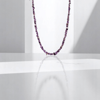Divine Calm Necklace | Amethyst Stone - For All | Includes: Necklace