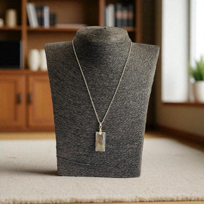 Aura Unlocked Necklace | PVD Plated &  Labradorite - For Women | Includes: Necklace
