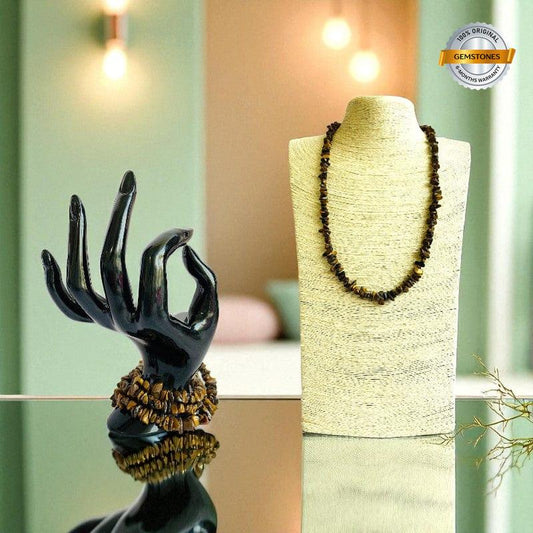 Warrior Spirit Necklace| Tiger Eye Stone - For All | Includes: Necklace