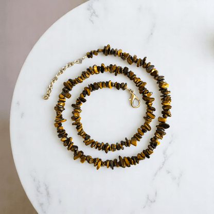 Warrior Spirit Necklace| Tiger Eye Stone - For All | Includes: Necklace