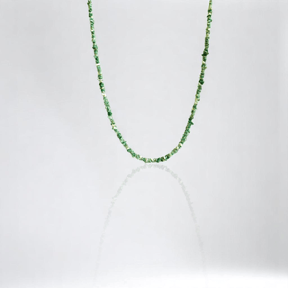 Botanic Bliss Necklace | Green Spot Jasper Stone - For All | Includes: Necklace