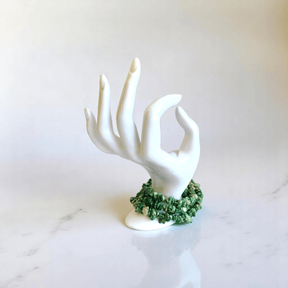 Botanic Bliss Necklace | Green Spot Jasper Stone - For All | Includes: Necklace