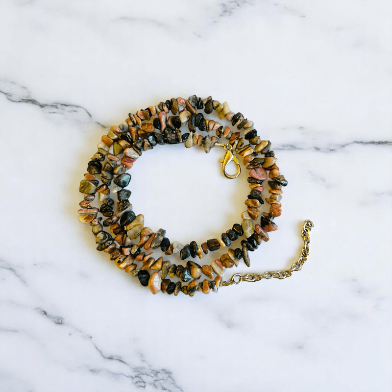 Agate Mirage Necklace | Indian Agate Stone Stone - For All | Includes: Necklace