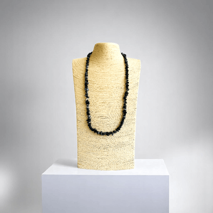 Snow shade Necklace | Snowflake Obsidian Stone - For All | Includes: Necklace