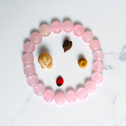 Love Bracelet | Rose Quartz - For Unisex | Includes: Bracelet