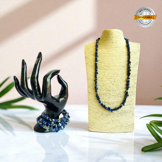 Royal Wisdom Necklace | Lapis Lazuli Stone - For All | Includes: Necklace