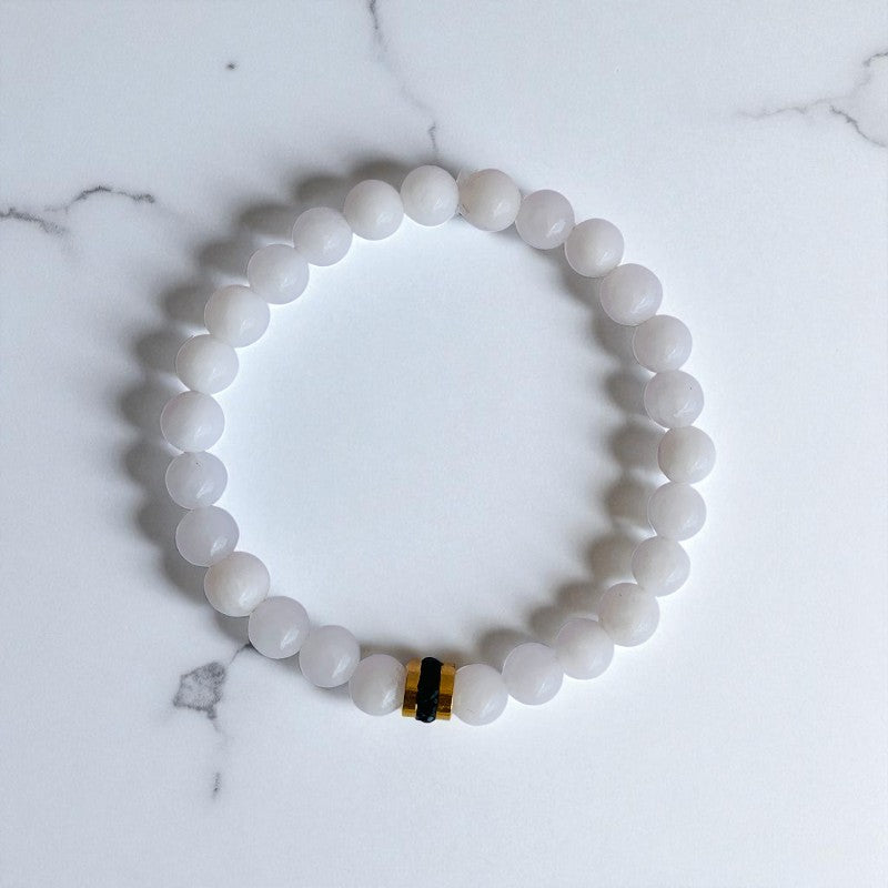 Tranquil Duo | Blue & White Quartz - For Women | Includes: Bracelets (Set of 2)