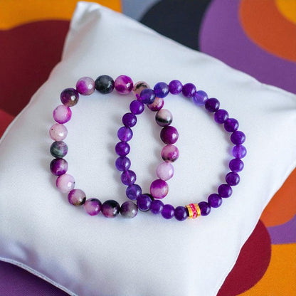 Spiritual Duo | Amethyst - For Women | Includes: Bracelets (Set of 2)