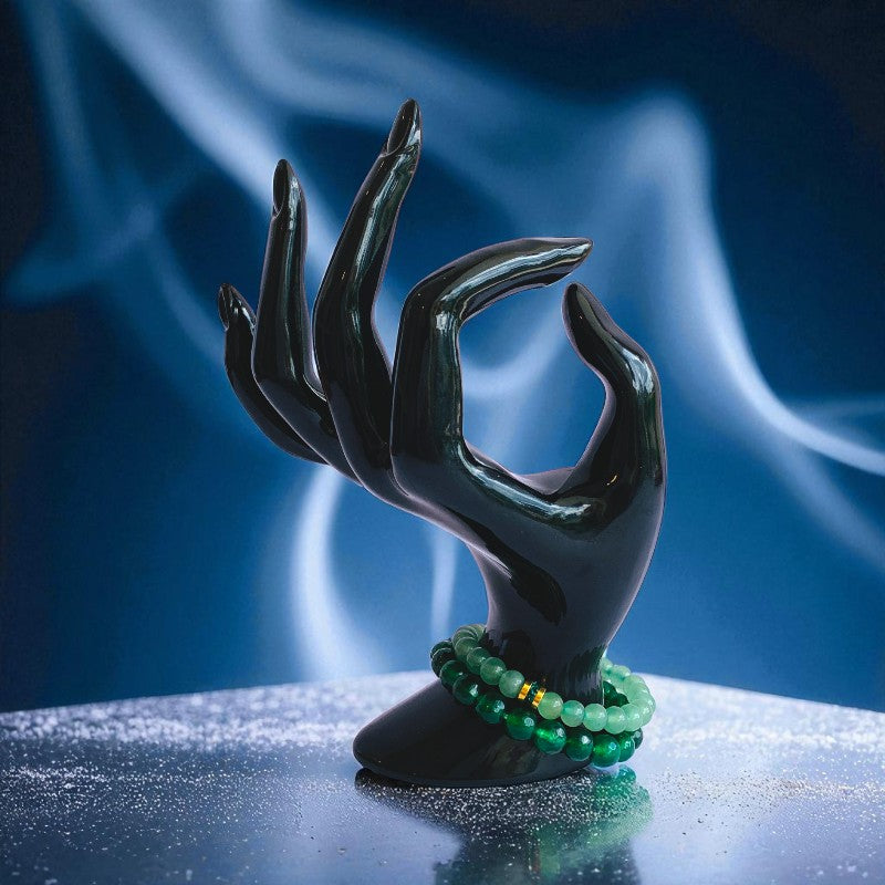 Harmonious Duo | Green Jade & Aventurine - For Women | Includes: Bracelets (Set of 2)